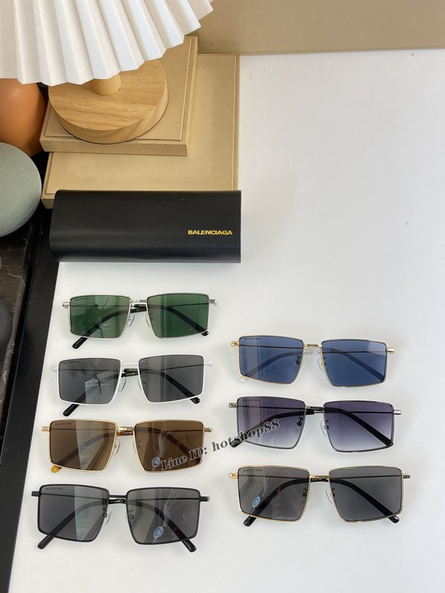 Balenciaga專櫃新款巴黎世家太陽鏡時尚男款開車墨鏡 BB0195S mmyj3671